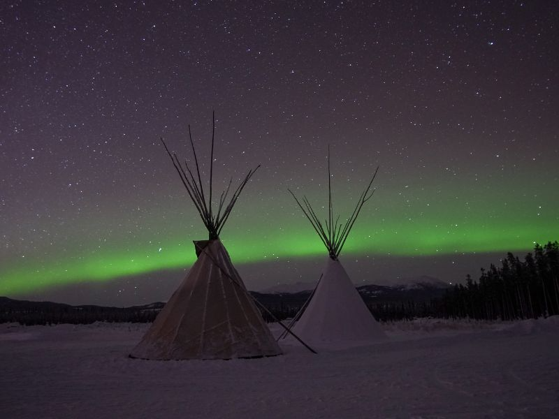 Auroras Boreales en Navidad 