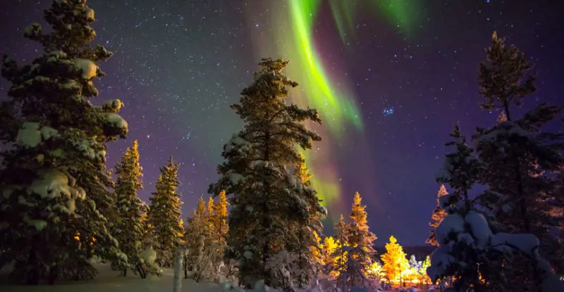 Auroras Boreales en Yukón