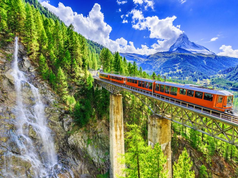 Gran ruta de Suiza en tren
