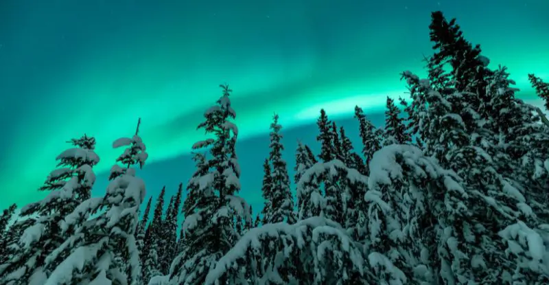 La magia de Santa Claus y Auroras Boreales