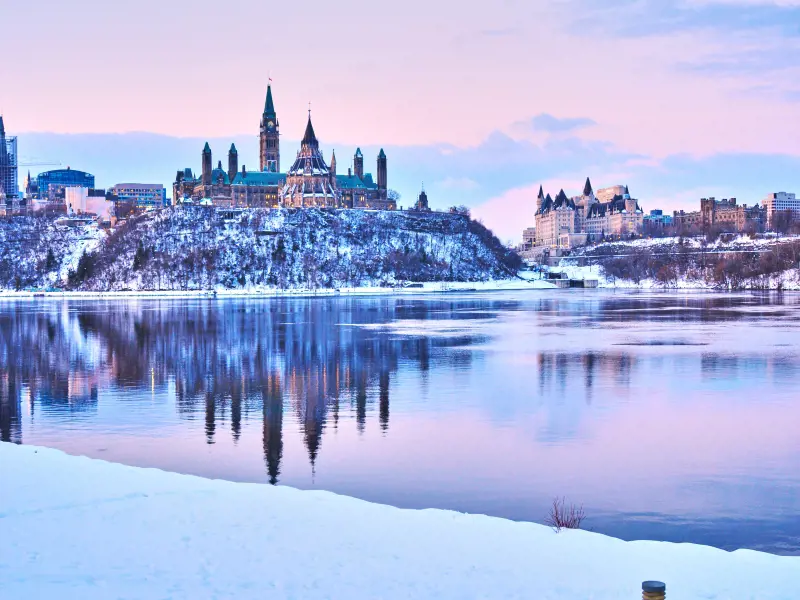 Lo mejor del invierno canadiense