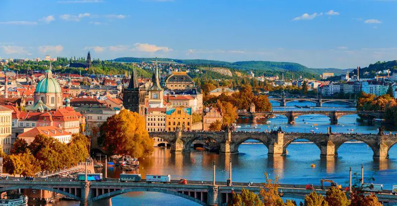Praga, Viena y Budapest en tren