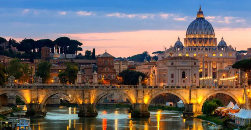 Roma y Florencia en tren