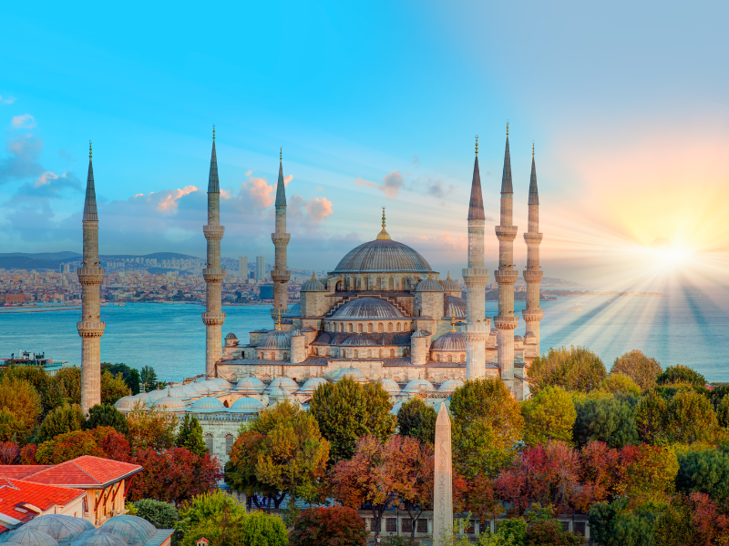 Colores de Turquía - Puente de Diciembre desde Barcelona