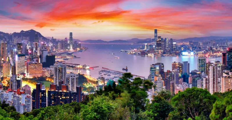 Gran Tour de China, Hong Kong y Japón