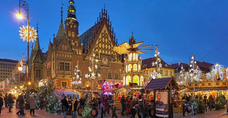 Mercadillo Navideño en Wroclaw